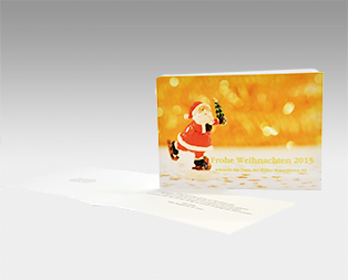 Weihnachtskarte «Goldchlaus» 