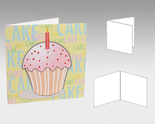 Geburtstagskarte «Cupcake» 