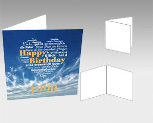 Geburtstagskarte «Himmelherz» 