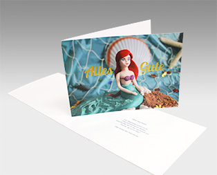 Geburtstagskarte «Meerjungfrau» 