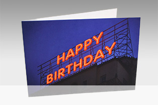 Geburtstagskarte «Happy Birthday»