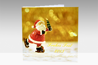Weihnachtskarte «Goldchlaus»