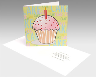 Geburtstagskarte «Cupcake»